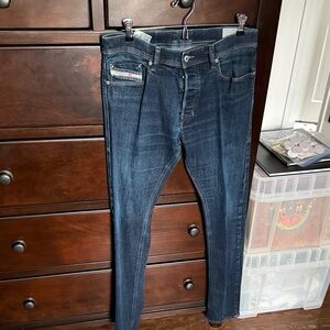 Diesel Men's Dark Blue Skinny Jeans tepphar